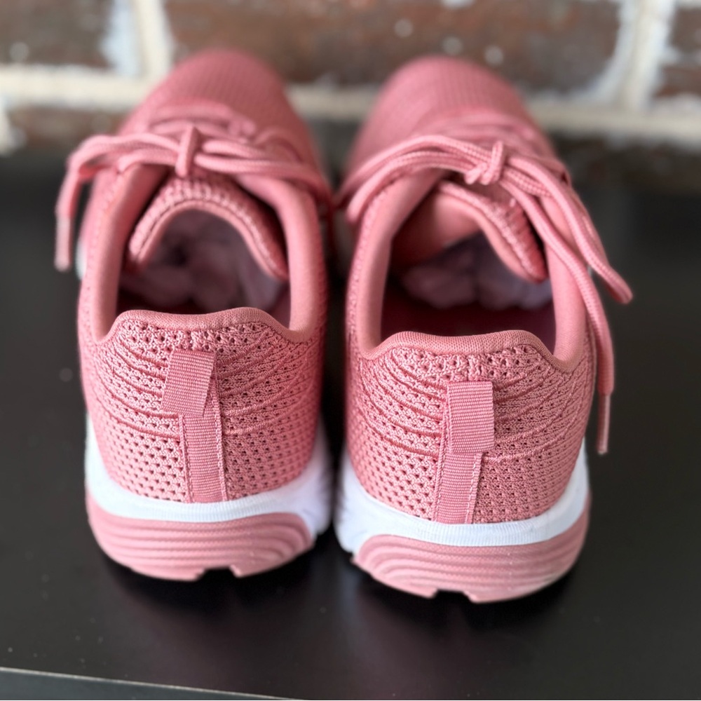 Propet Dark Pink Ortholite Tour Knit Sneakers Size 9.5 Wide - Picture 8 of 11